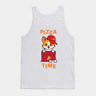 Dog Pizza Delivery Design Tank Top